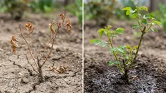 Wie man einen verdorrten Rosensetzling wiederbelebt: Notfallreanimation, die in 9 von 10 Fällen funktioniert