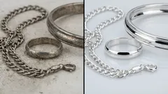 Ein paar Sprühstöße genügen, und Ihr Schmuck sieht aus, als hätten Sie ihn gerade in einem Juweliergeschäft gekauft. Ich kaufe keinen teuren Schmuck mehr.